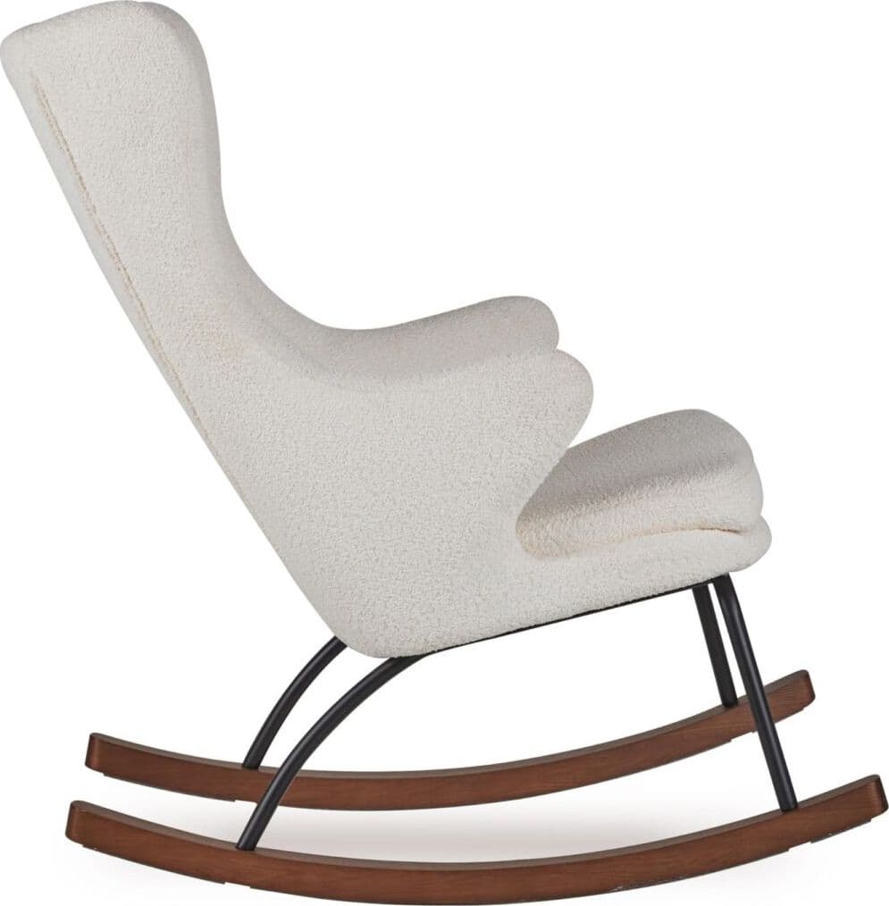 Sedia a Dondolo Quax De Luxe Bouclé - Cream - 3