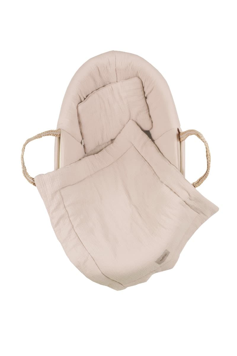 Set Biancheria da Letto in Mussola Naturale Happy Moses - 2