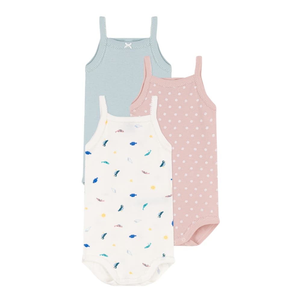 Set Body Giromanica Petit Bateau in Cotone Animali Marini