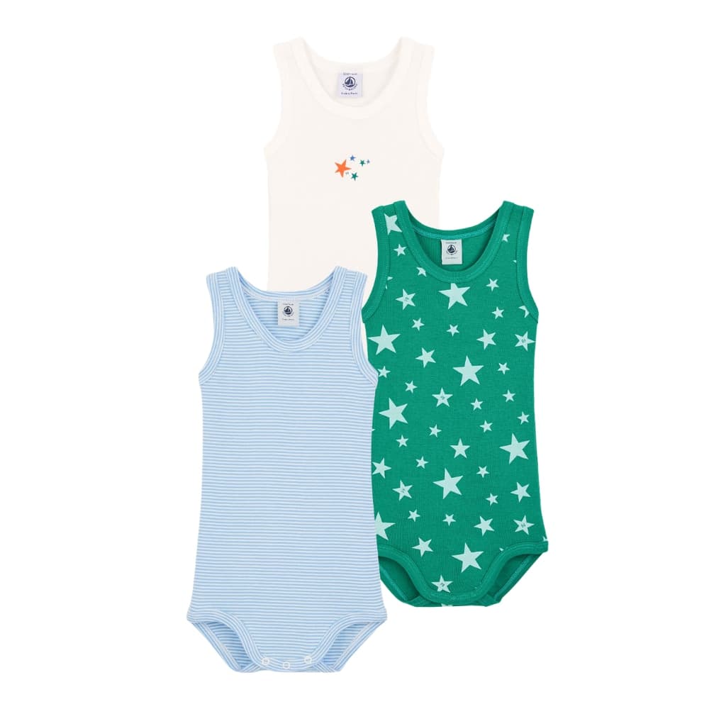 Set Body Giromanica Petit Bateau in Cotone Stelle - 6m