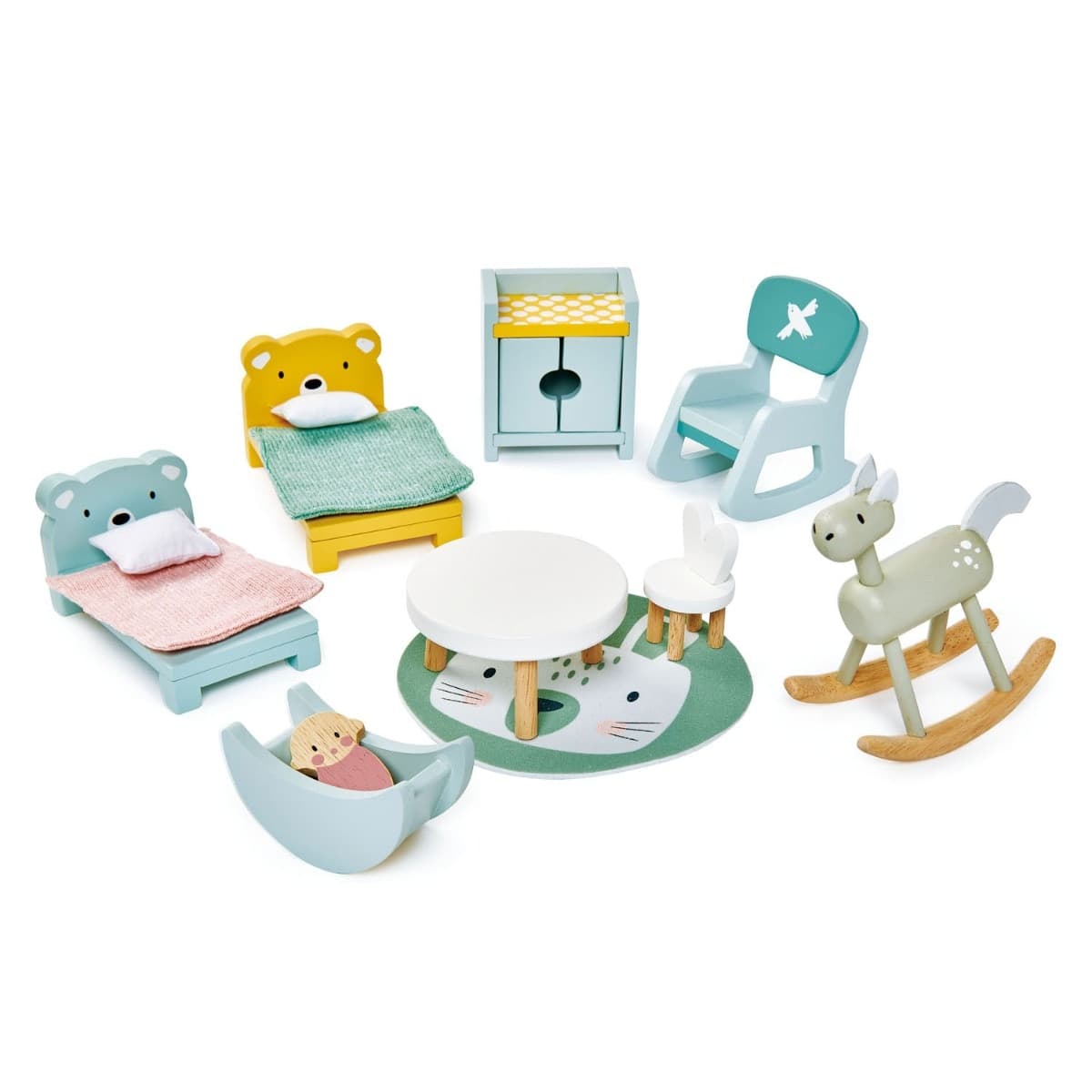 Set Camera dei Bambini per Casa delle Bambole Tender Leaf