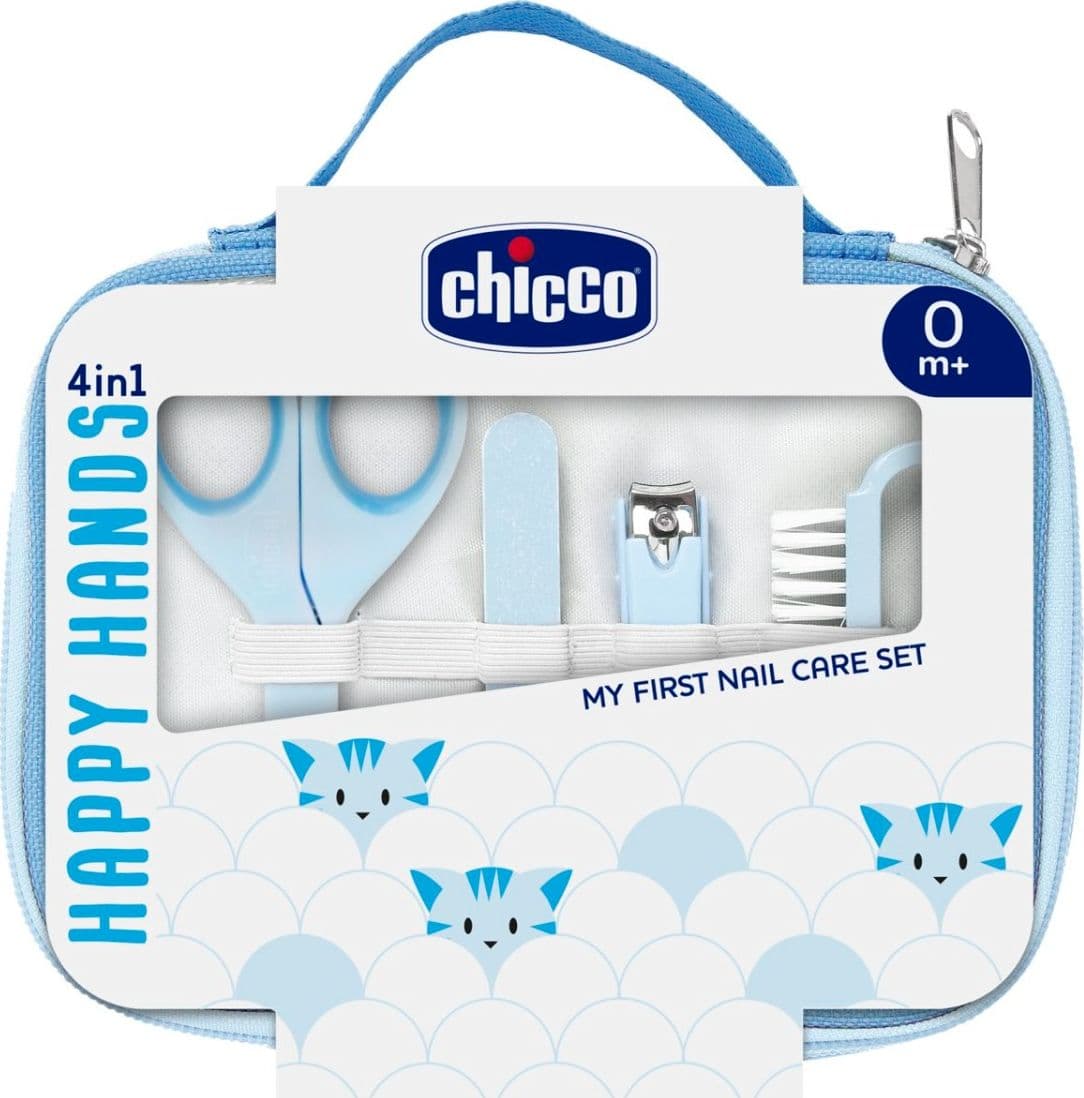Set Unghie Chicco Happy Hands – Azzurro