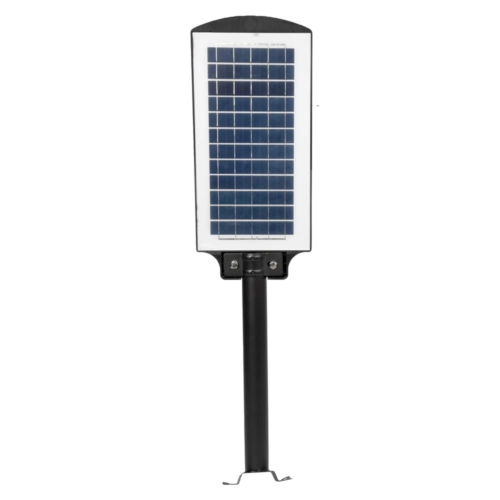 LAMPIONE STRADALE FARETTO PANNELLO SOLARE LED 200 WATT 1800 LM CON TELECOMANDO SUPPORTO - 3