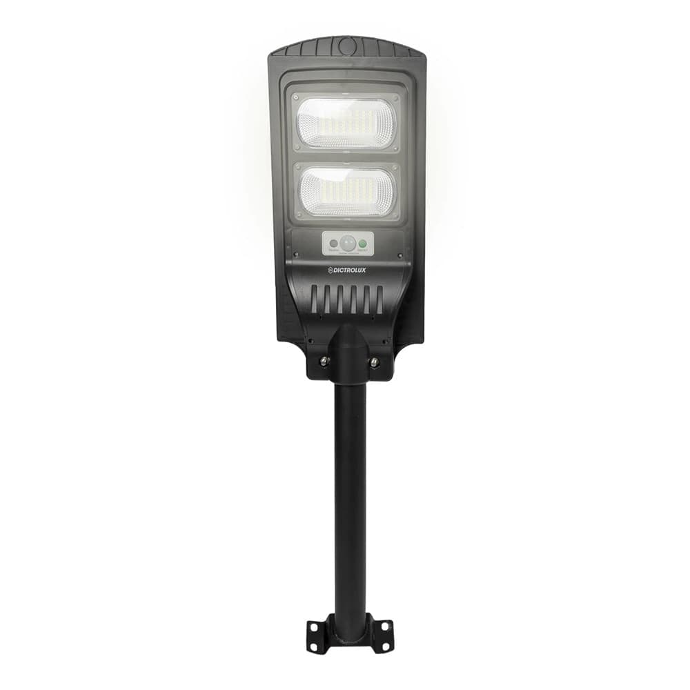 LAMPIONE STRADALE FARETTO PANNELLO SOLARE LED 200 WATT 1800 LM CON TELECOMANDO SUPPORTO - 4