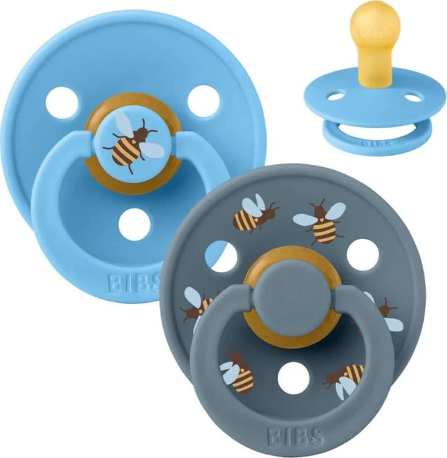 Succhietto Bibs Rotondo Colour Bumblebee 2 pz taglia1 – Breeze Mix