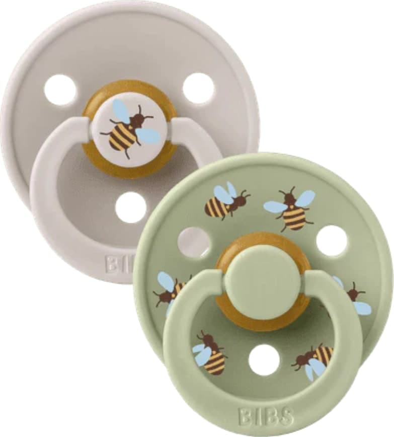 Succhietto Bibs Rotondo Colour Bumblebee 2 pz taglia1 – Mix di Funghi