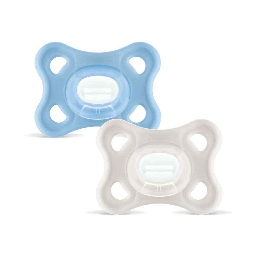Succhietto Mam Comfort in Silicone 3-12m 2 pz – Blu/Beige