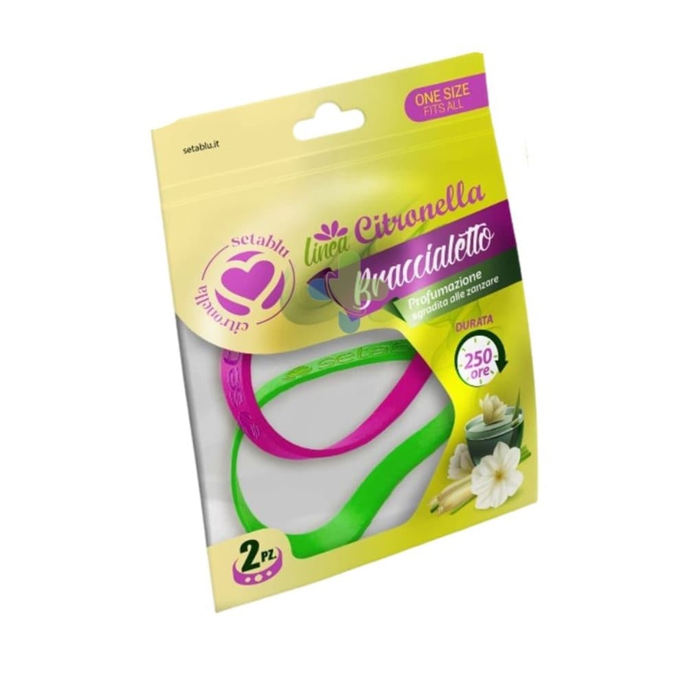 SET 40PZ DA 2 BRACCIALI BRACCIALETTO CITRONELLA REPELLENTE ZANZARE ADULTI BAMBINI 023786 - 3