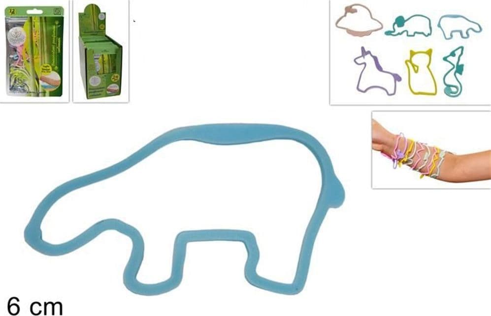 SET 24PZ DA 12 BRACCIALETTI ANIMALETTI PROFUMATI CITRONELLA REPELLENTE ANTIZANZARE 639658A - 2