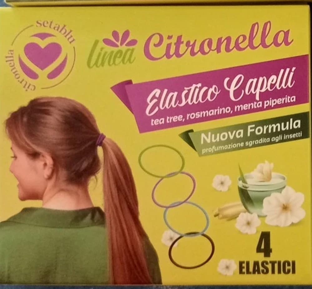 SET 32PZ DA 4 ELASTICI CAPELLI ANTIZANZARE COLORATI PROFUMO REPELLENTE INSETTI 035061 - 3