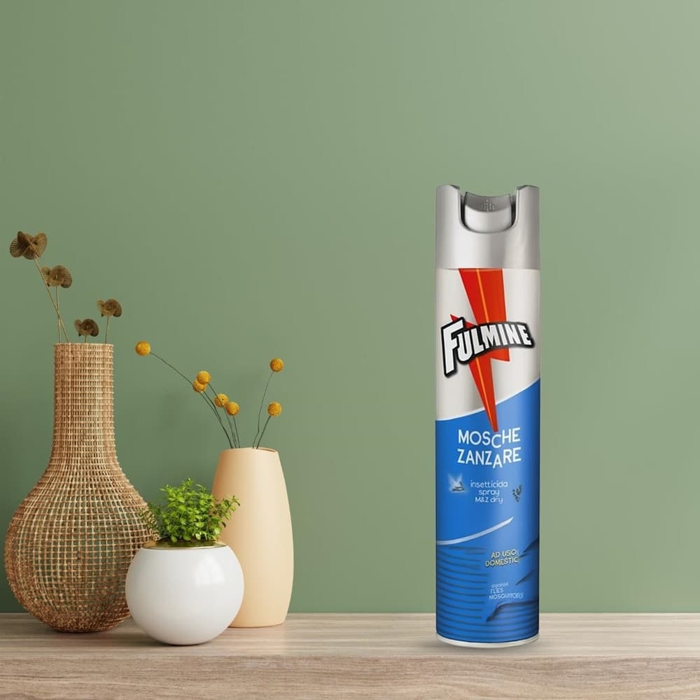 SET 24PZ BOMBOLETTE INSETTICIDA SPRAY PER MOSCHE ZANZARE 400ML PER USO DOMESTICO 737622 - 2