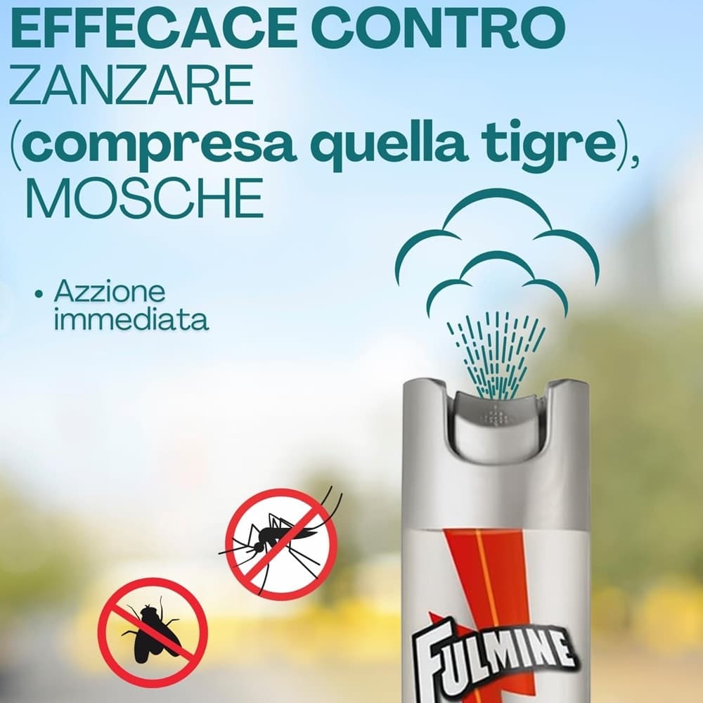 SET 24PZ BOMBOLETTE INSETTICIDA SPRAY PER MOSCHE ZANZARE 400ML PER USO DOMESTICO 737622 - 3