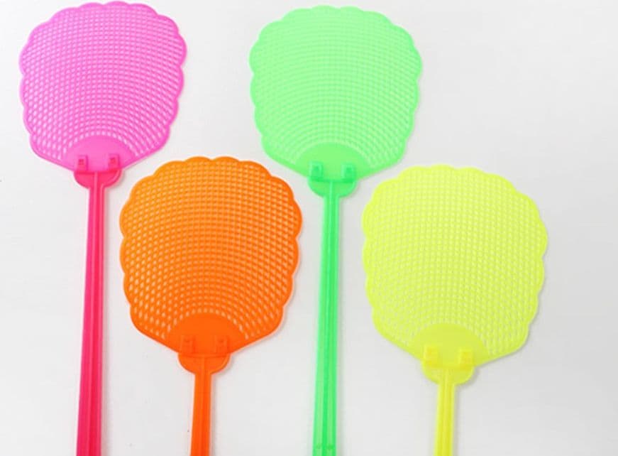 SET 20PZ SCACCIAMOSCHE ACCHIAPPAMOSCHE INSETTI VOLANTI IN PLASTICA COLORI ASSORTITI 614480 - 4