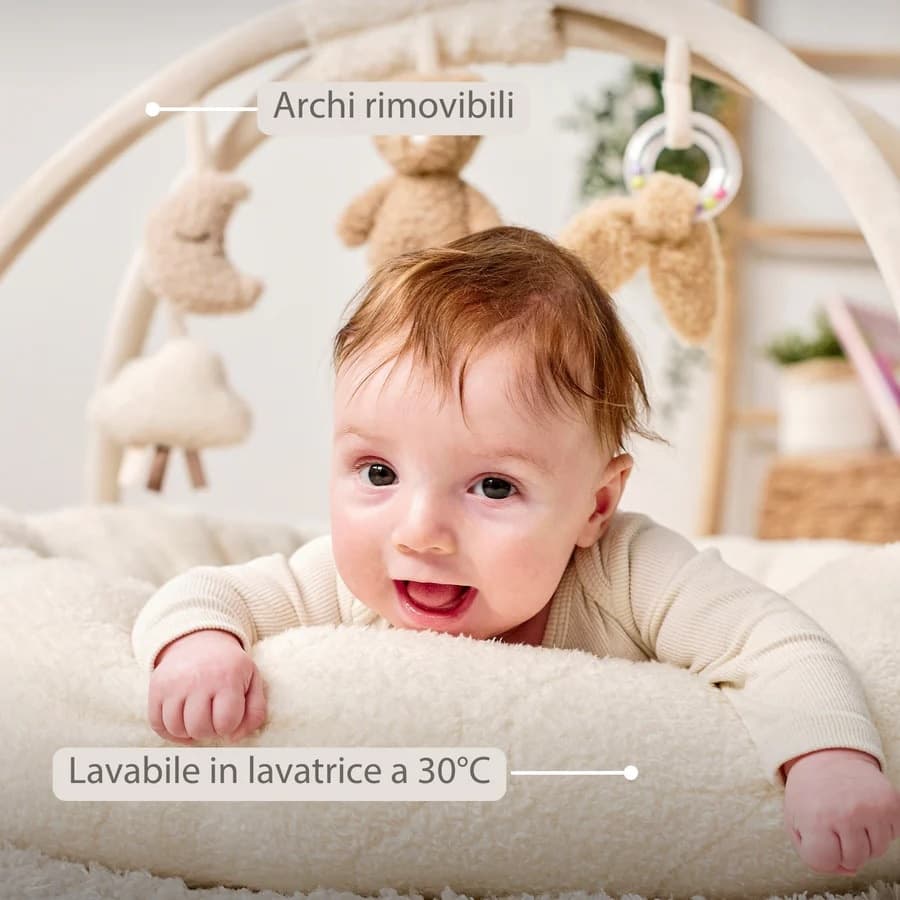 Tappeto Pouf Panna Nattou Teddy - 4