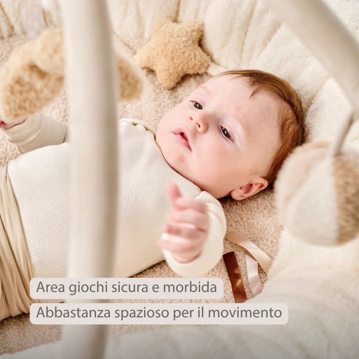 Tappeto Pouf Panna Nattou Teddy - 5