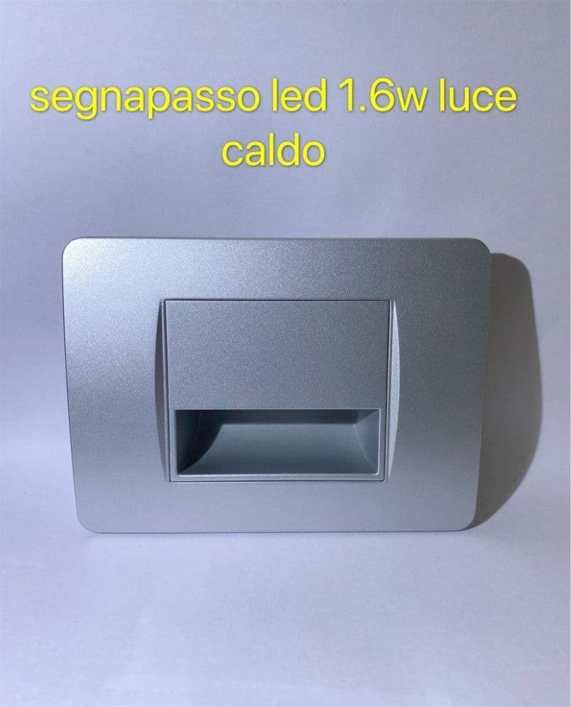 Segnapasso LED da incasso bianco 1.6W luce calda per illuminazione ambiente - 2