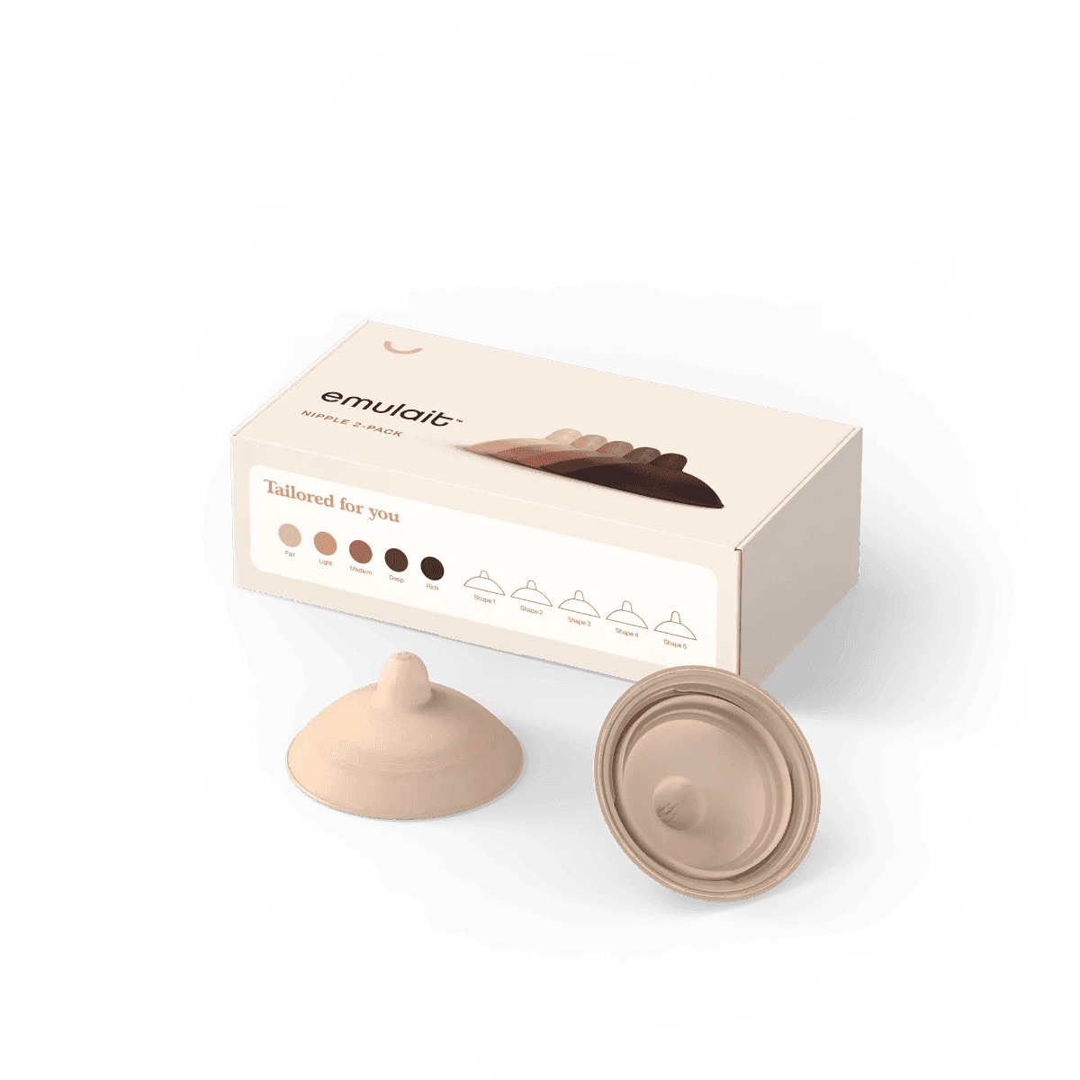 Tettarella di ricambio 2pz Emulait - 2