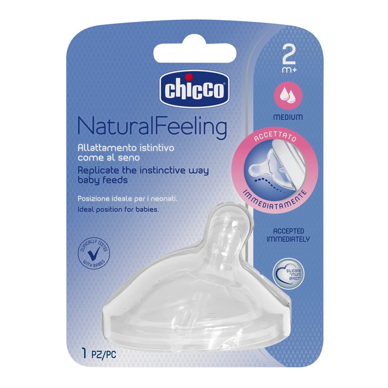 Tettarella NaturalFeeling Chicco – 2 mesi+