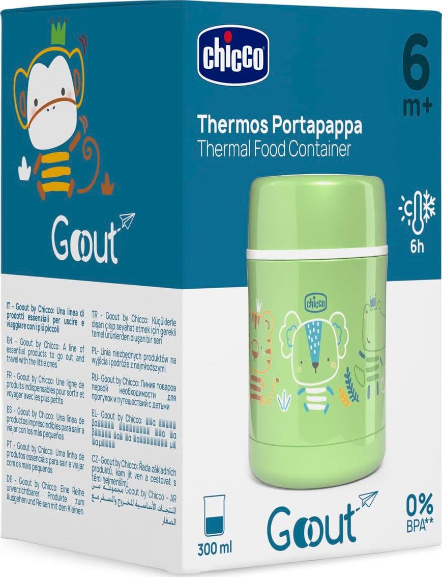 Thermos Porta Pappa Chicco 300ml – Verde