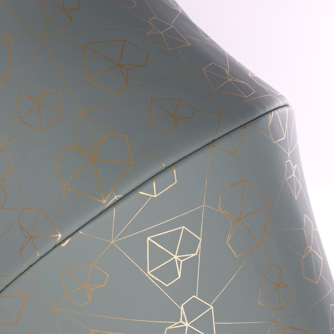 Trio Junama Diamond Heart Collection V3 3 in 1 Ecopelle-Kaki/Oro Giallo - 14