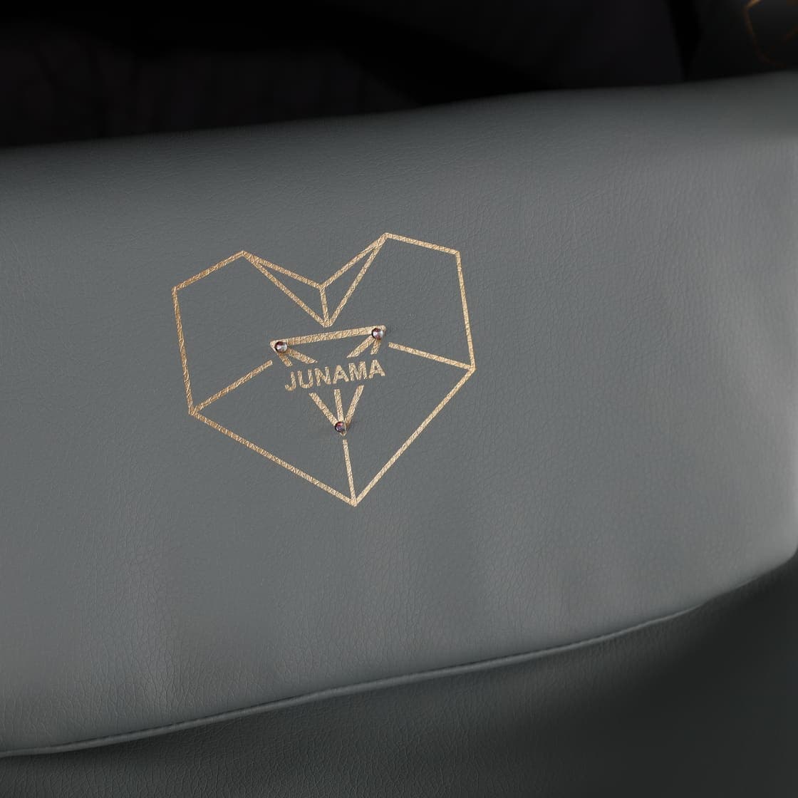 Trio Junama Diamond Heart Collection V3 3 in 1 Ecopelle-Kaki/Oro Giallo - 10