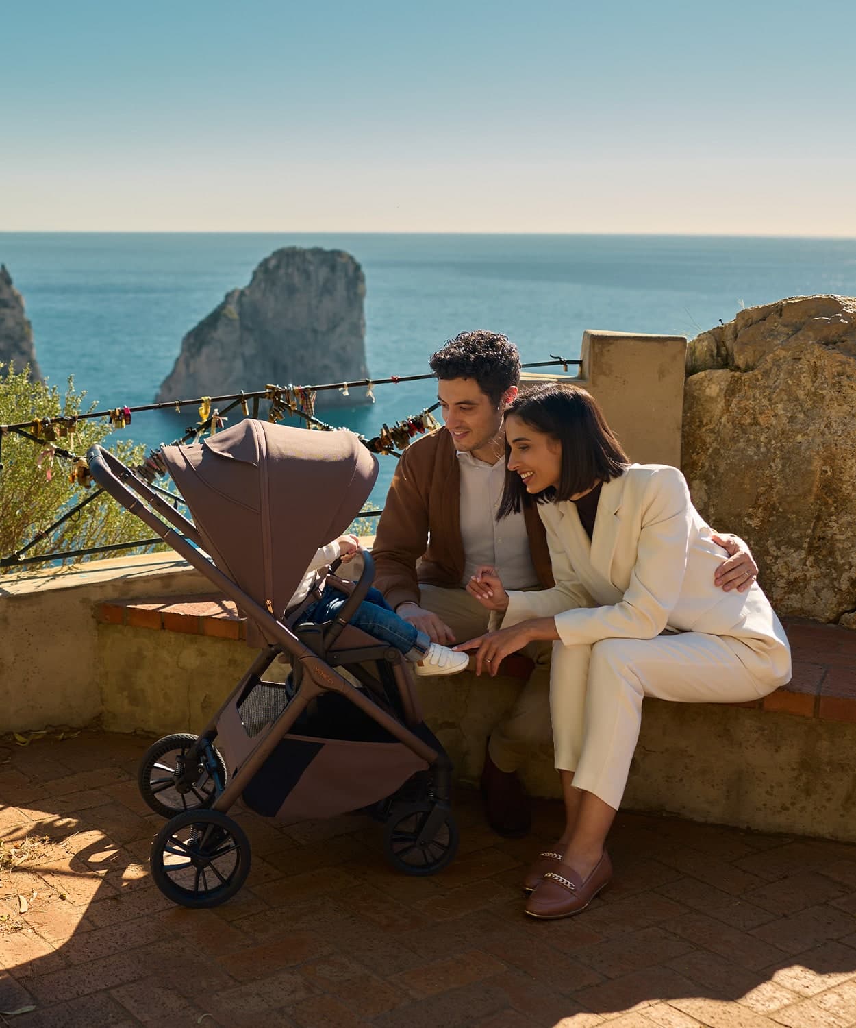 Trio Venicci Tila con Seggiolino Tiago – Noce