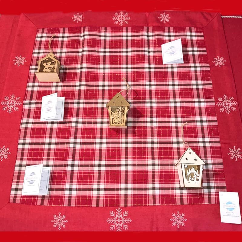 Centrotavola Natalizio Botticelli Home Snow - 2