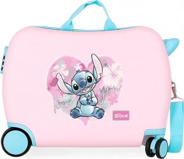 Valigia Cavalcabile per Bambini Joumma Bags Stitch Rosa - 1
