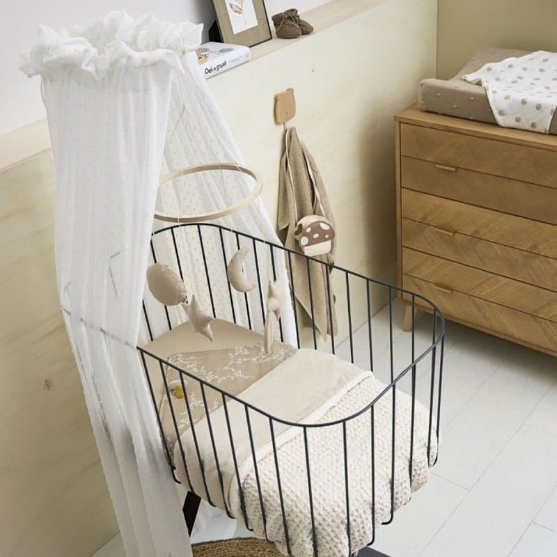 Velo per Lettino 30x155 Meyco Baby-Bianco - 3