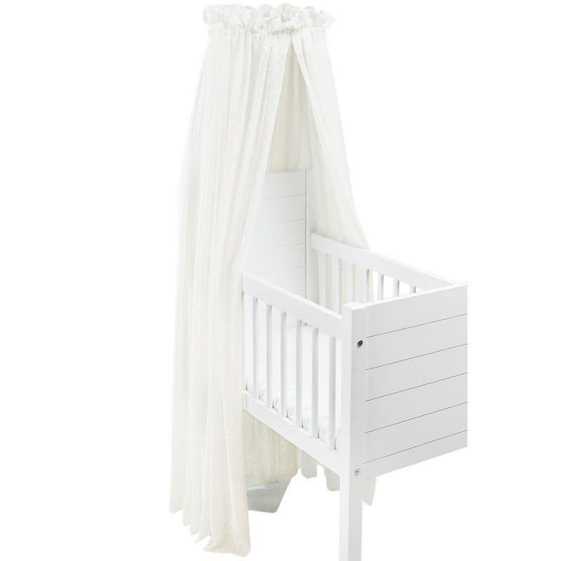 Velo per Lettino 30x155 Meyco Baby-Bianco - 4