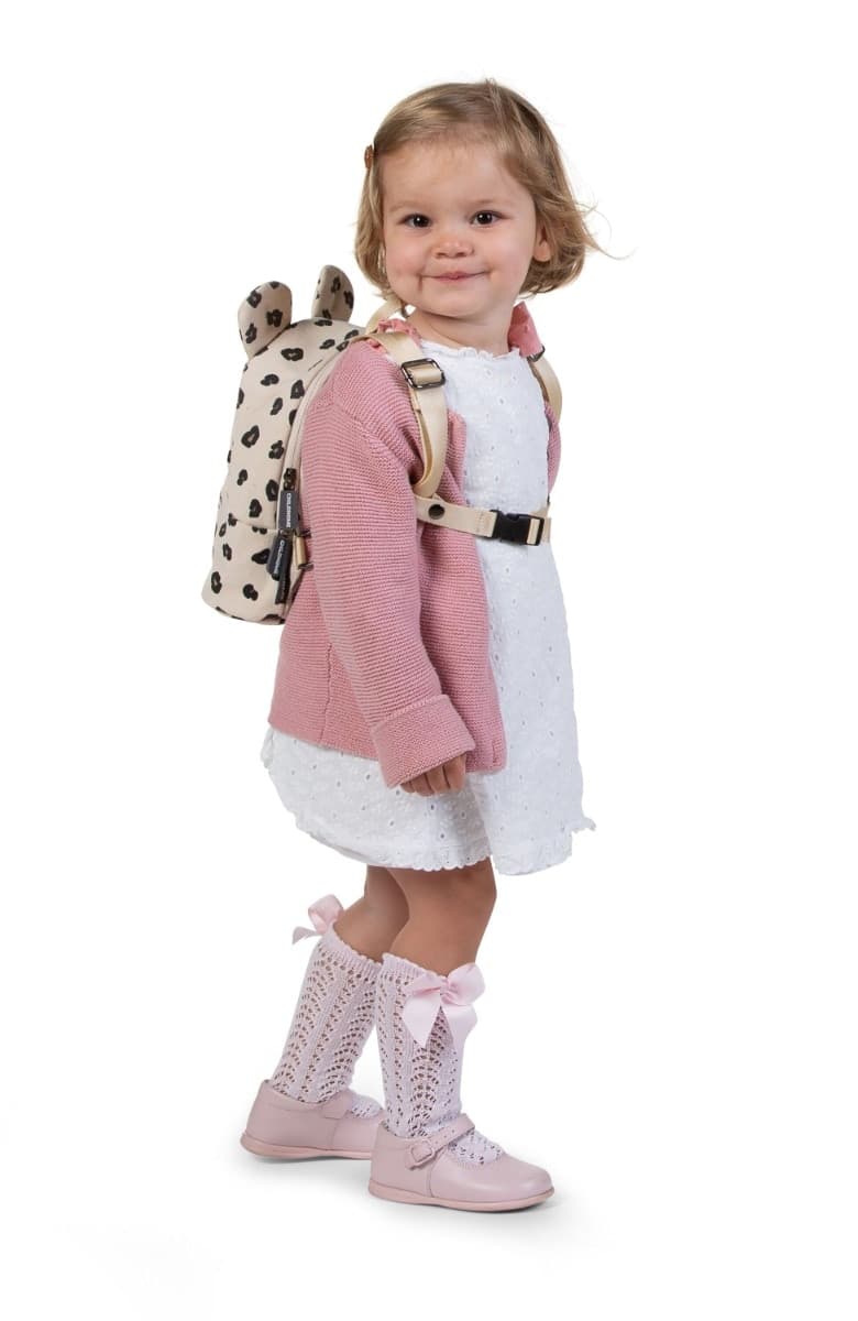 Zaino bambini My First Bag Childhome Leopard Bianco - 2