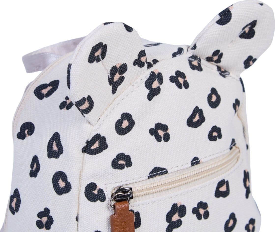 Zaino bambini My First Bag Childhome Leopard Bianco - 4