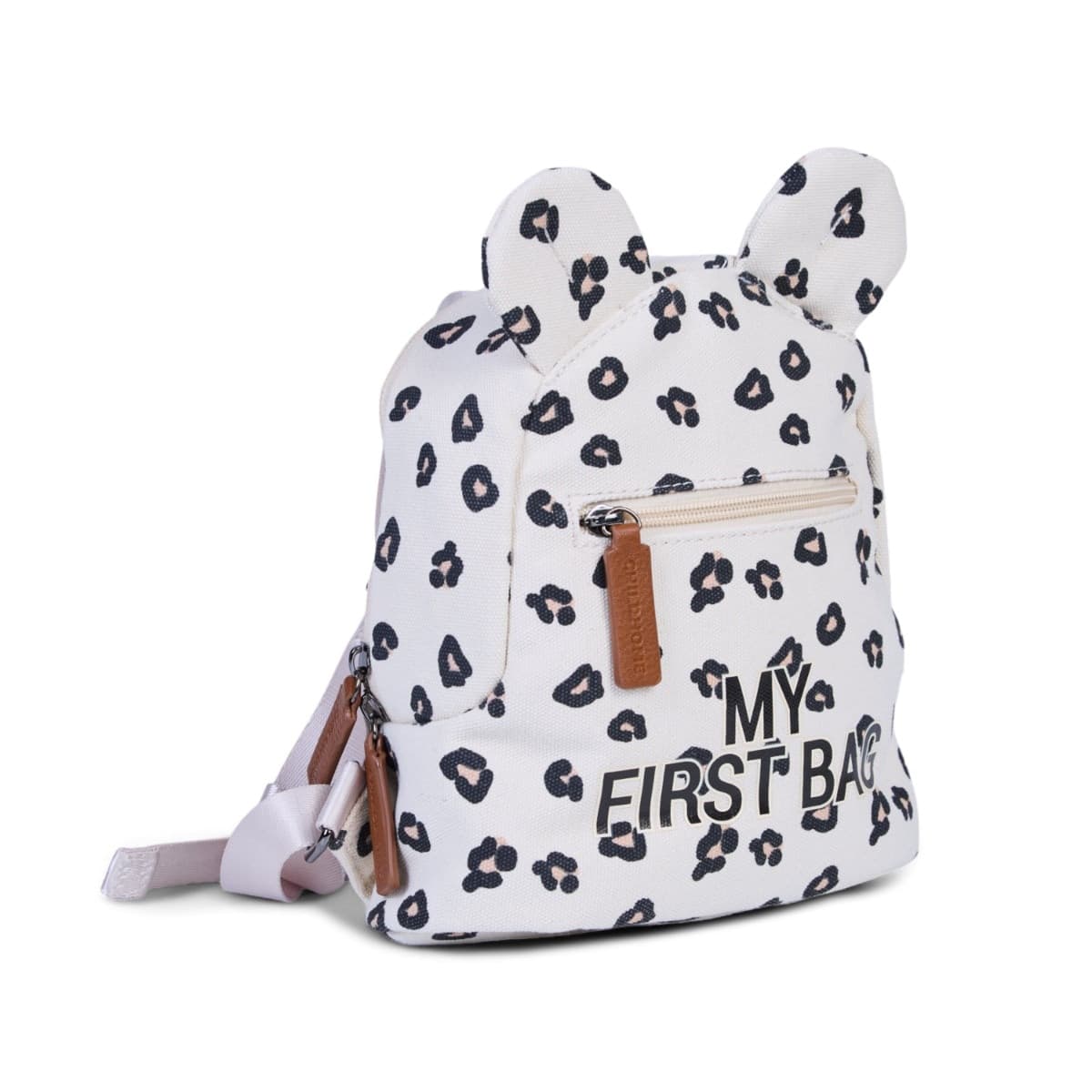 Zaino bambini My First Bag Childhome Leopard Bianco - 5