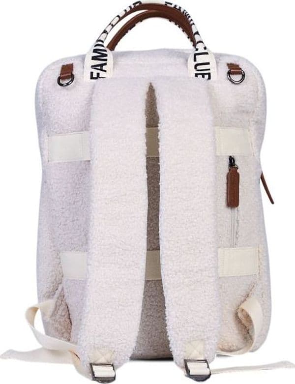 Zaino per bambini Childhome Family Club - Signature – Off White