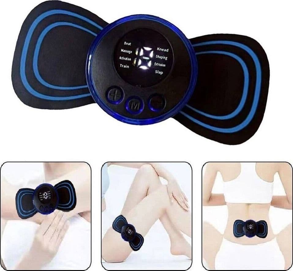 MASSAGGIATORE CERVICALE ELETTROSTIMOLATORE MINI PORTATILE MASSAGGIO COLLO