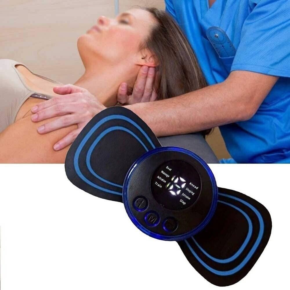 MASSAGGIATORE CERVICALE ELETTROSTIMOLATORE MINI PORTATILE MASSAGGIO COLLO - 2
