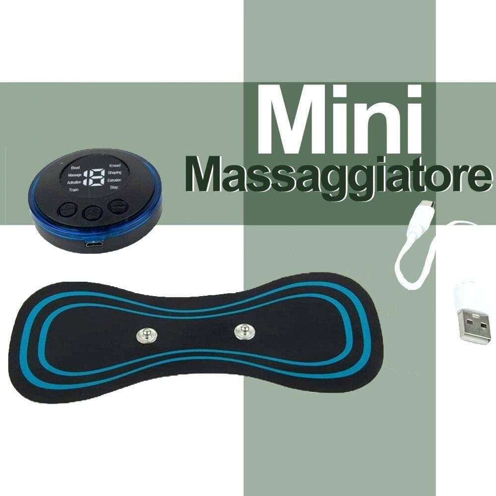 MASSAGGIATORE CERVICALE ELETTROSTIMOLATORE MINI PORTATILE MASSAGGIO COLLO - 7