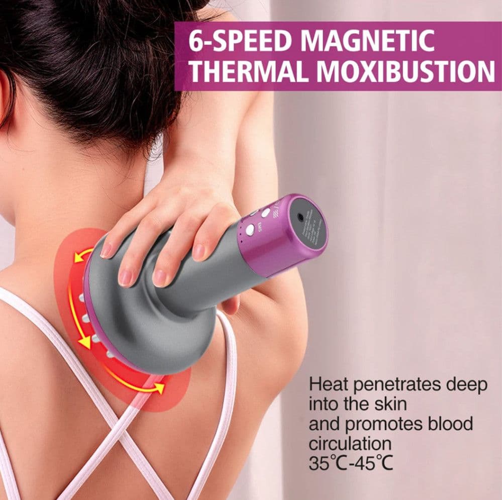 MASSAGGIATORE ELETTRICO A SPAZZOLA ANTICELLULITE PER MERIDIANI CON EMS TERAPIA INFRAROSSI - 11