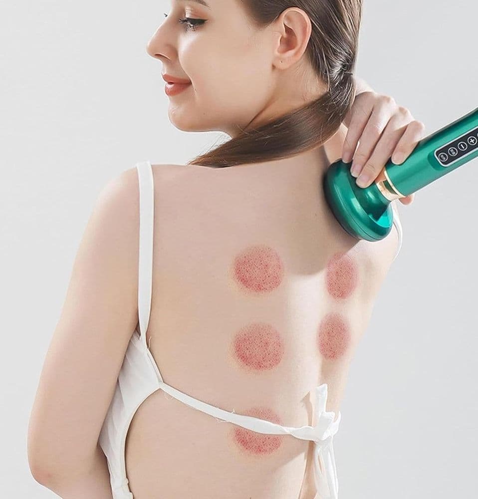 MASSAGGIATORE ANTI CELLULITE CORPO GAMBE GLUTEI ASPIRAZIONE REGOLABILE PRESSIONE CALORE - 4