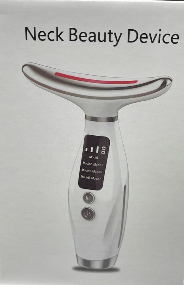 MASSAGGIATORE VISO COLLO LIFTING ELETTRICO ANTIRUGHE DISPOSITIVO BELLEZZA LED EMS GUA SHA - 9