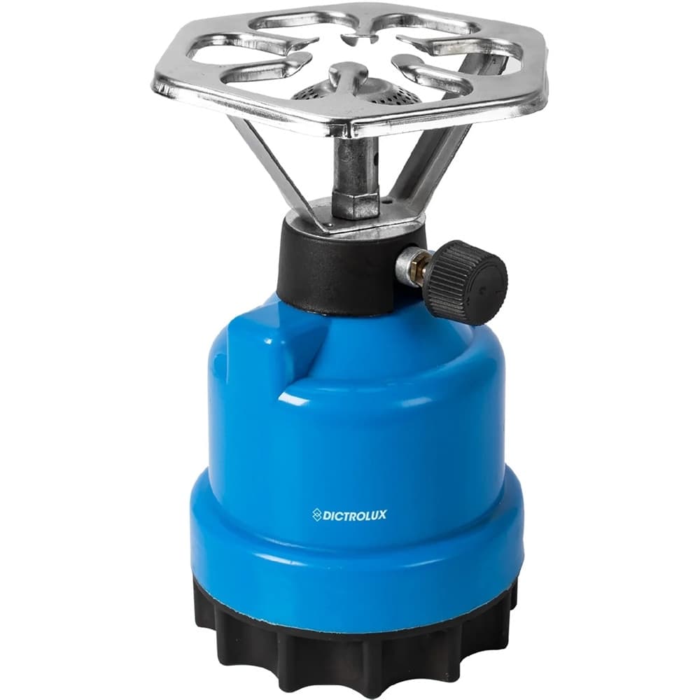 FORNELLO A GAS PORTATILE 1500W PER CAMPEGGIO PIANO COTTURA EMERGENZA CON REGOLATORE FIAMMA