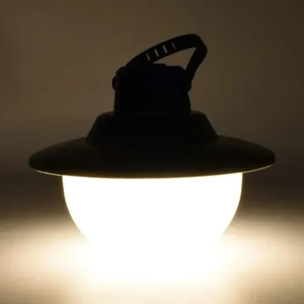 LAMPADA LANTERNA TORCIA A LED BIANCA SOSPESA RICARICABILE PORTATILE PER CAMPEGGIO Q-D009 - 3