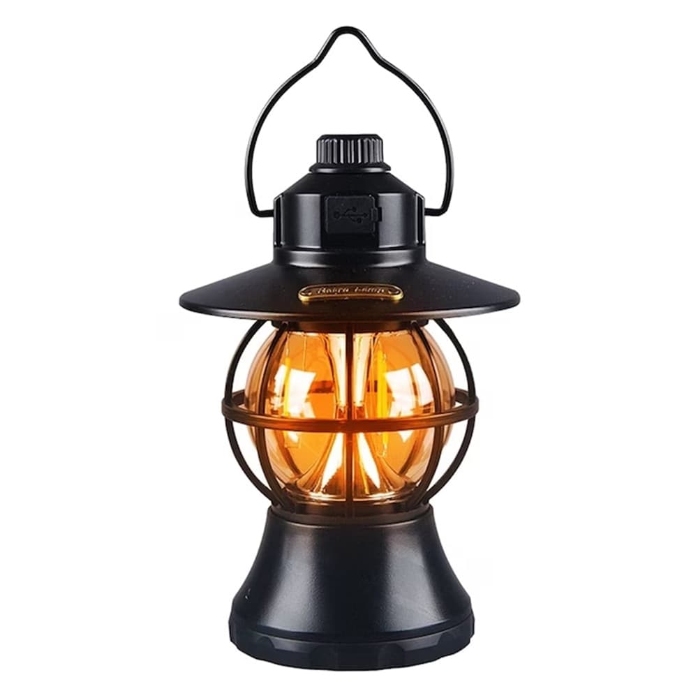 LAMPADA DA CAMPEGGIO MULTIFUNZIONALE LED PORTATILE LANTERNA RETRÒ PER ESCURSIONISMO Q-LY32 - 5