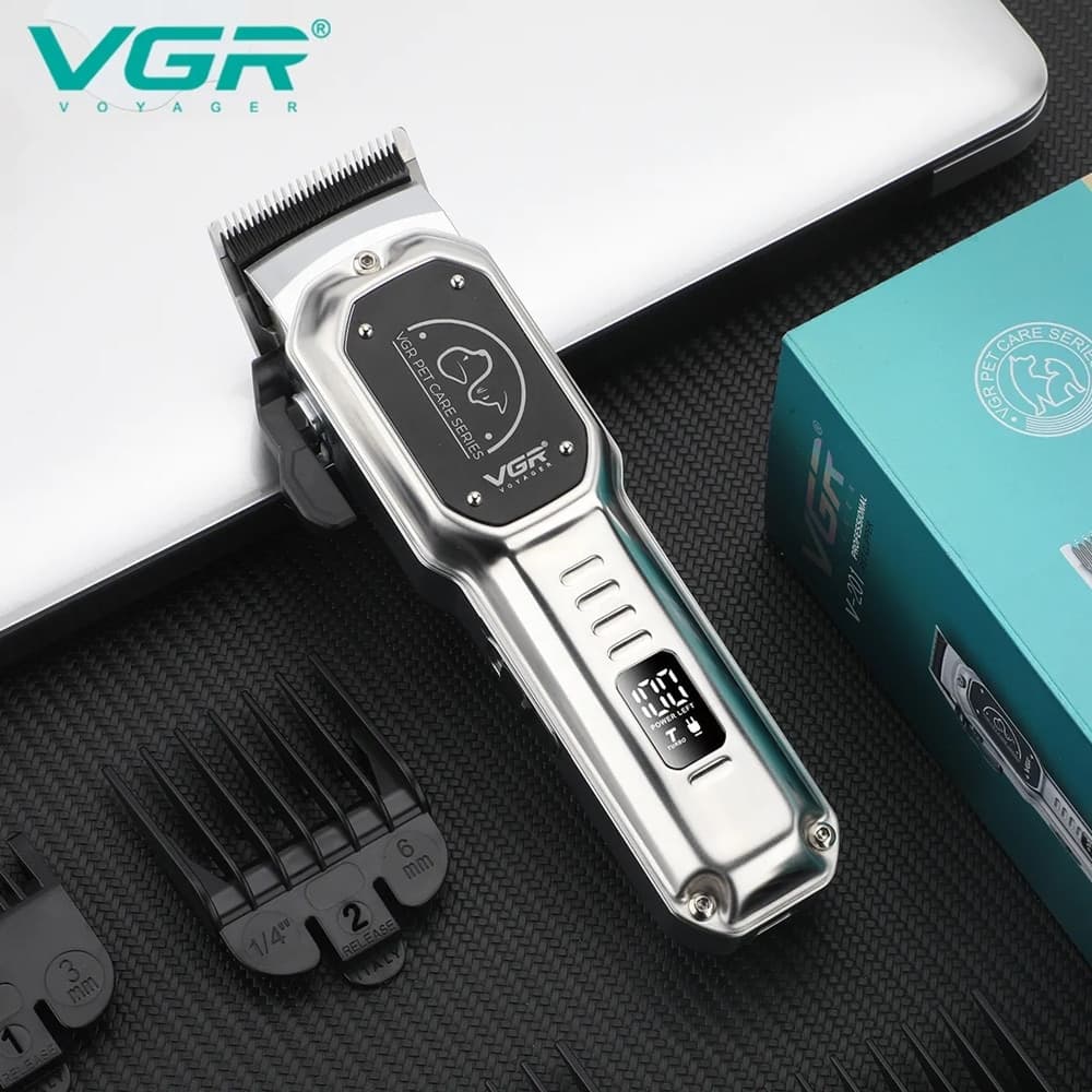 VGR V-201 Tosatrice Professionale Animali Clipper Pet Silenzioso USB - 6