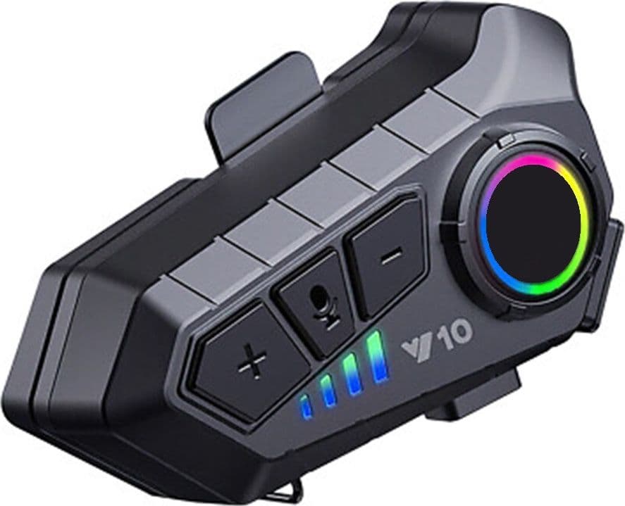 AURICOLARE CUFFIE CASCO MOTO 5.3 INTERFONO IPX6 IMPERMEABILE RISPOSTA AUTOMATICA LE-524 - 7