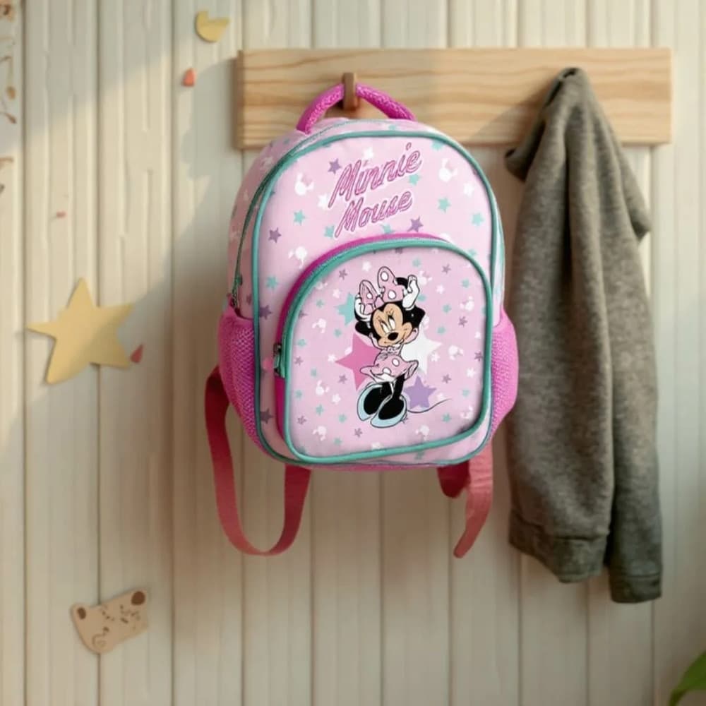 ZAINO ZAINETTO ASILO MINNIE CON TASCA DELUXE 30 CM PER SCUOLA VIAGGI BAMBINE 672927A - 7