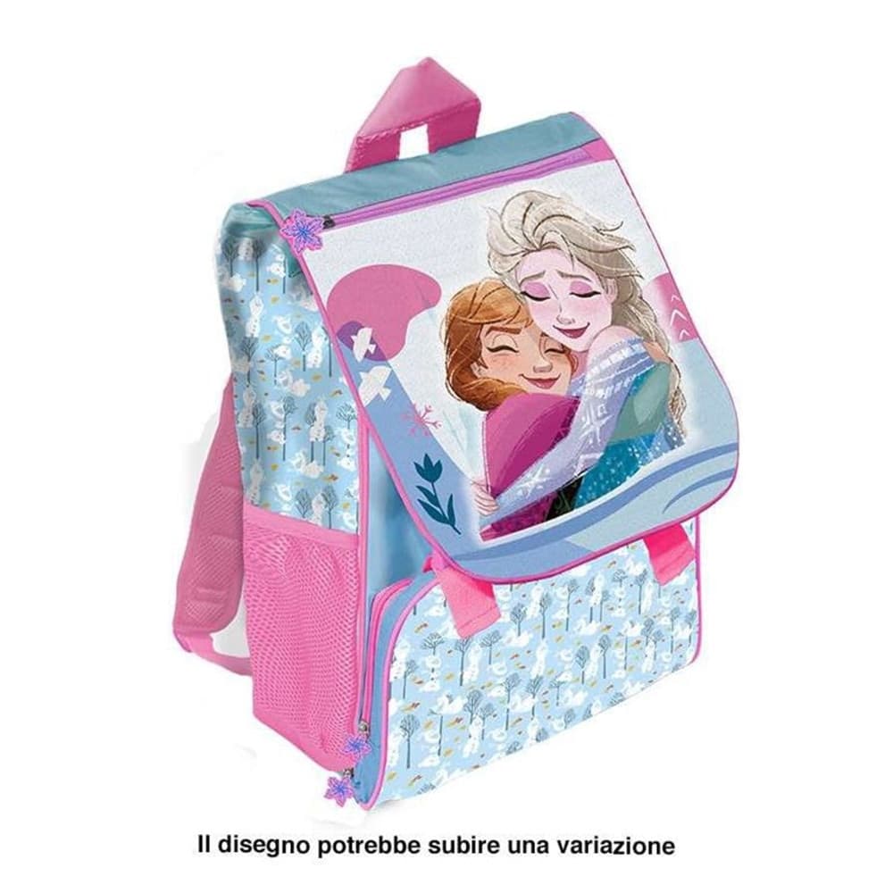 ZAINO ESTENSIBILE PREMIUM 40CM GRAFICA ELSA ANNA FROZEN BAMBINA SCUOLA ELEMENTARE 672514A - 2