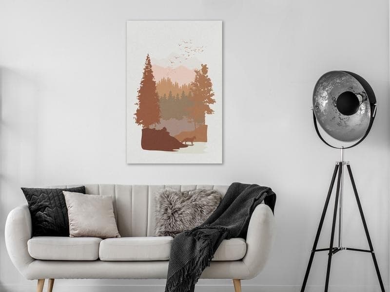 Quadro  Autumn in the Mountains (1 Part) Vertical - 2