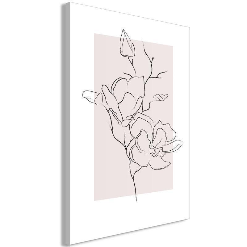 Quadro  Creamy Magnolia (1 Part) Vertical - 6