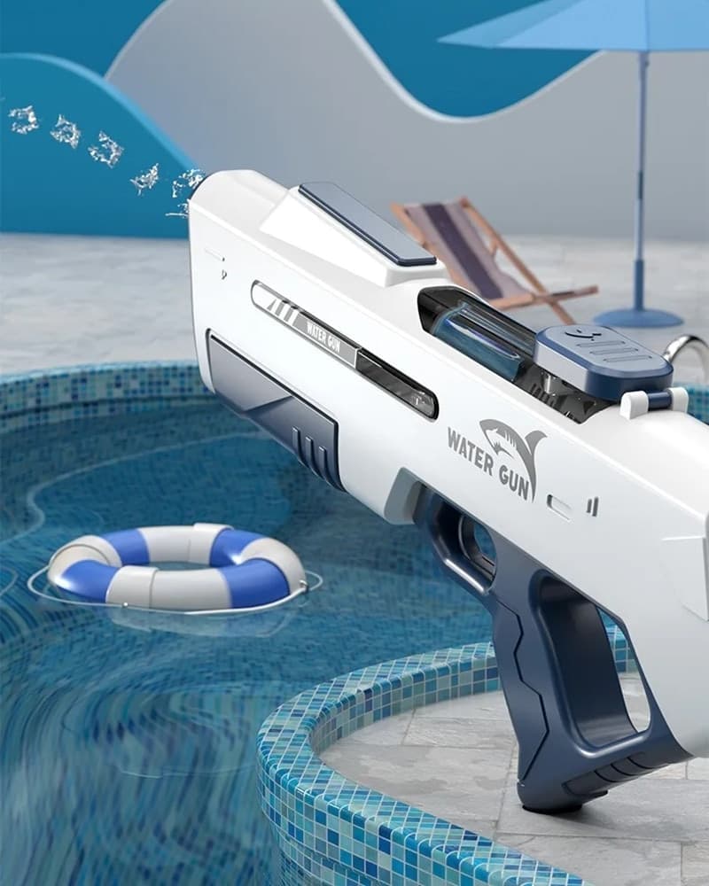 PISTOLA AD ACQUA ELETTRICA AUTOMATICA DA 62CM PER BAMBINI AD ALTA PRESSIONE GIOCATTOLO - 6